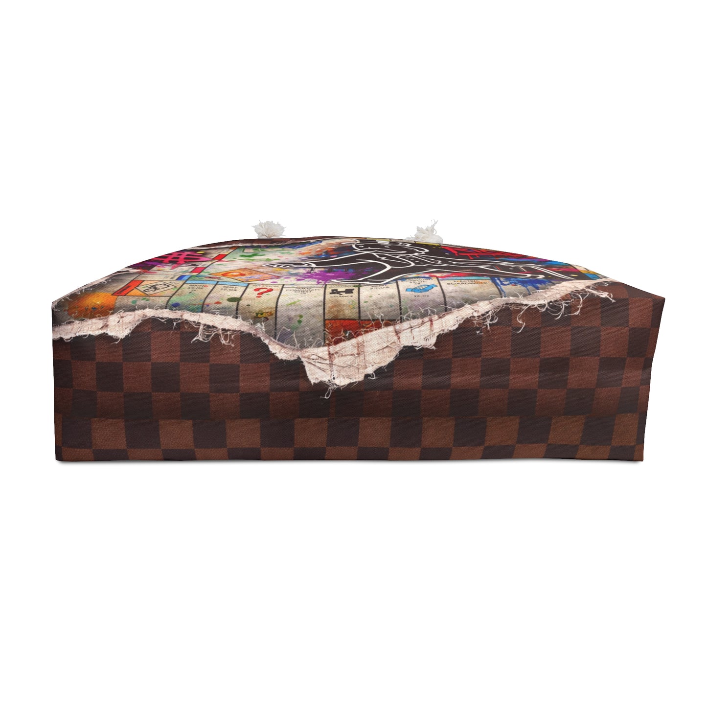 Monopoly Street Art Weekender Bag — Rich Graffiti Travel Tote