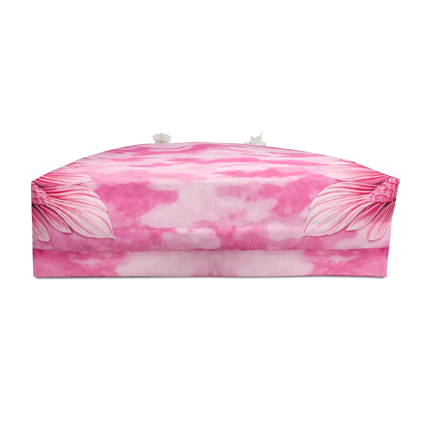 Pink Cloud Koi Weekender Bag — Large Travel Tote for Beach & Weekend Getaways