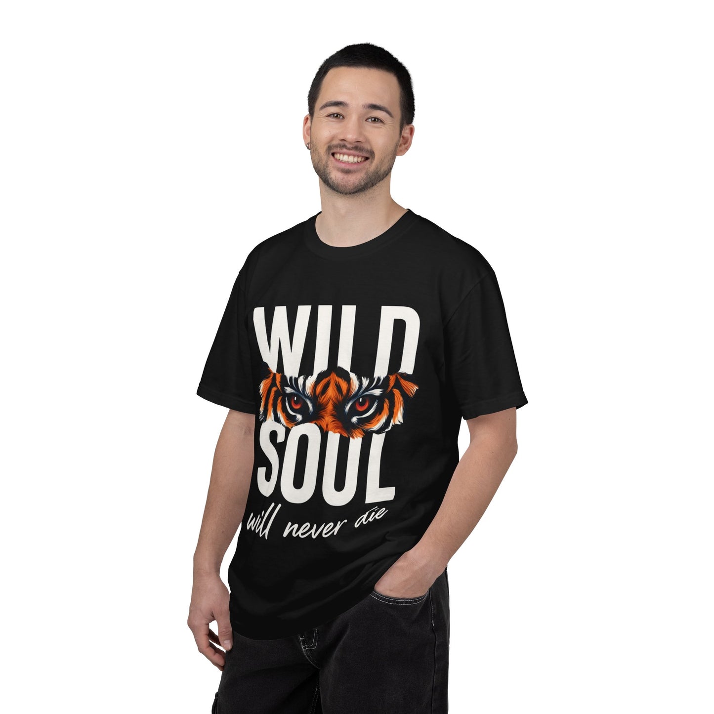Wild Soul T-Shirt — Tiger Eyes "Will Never Die" Graphic Tee