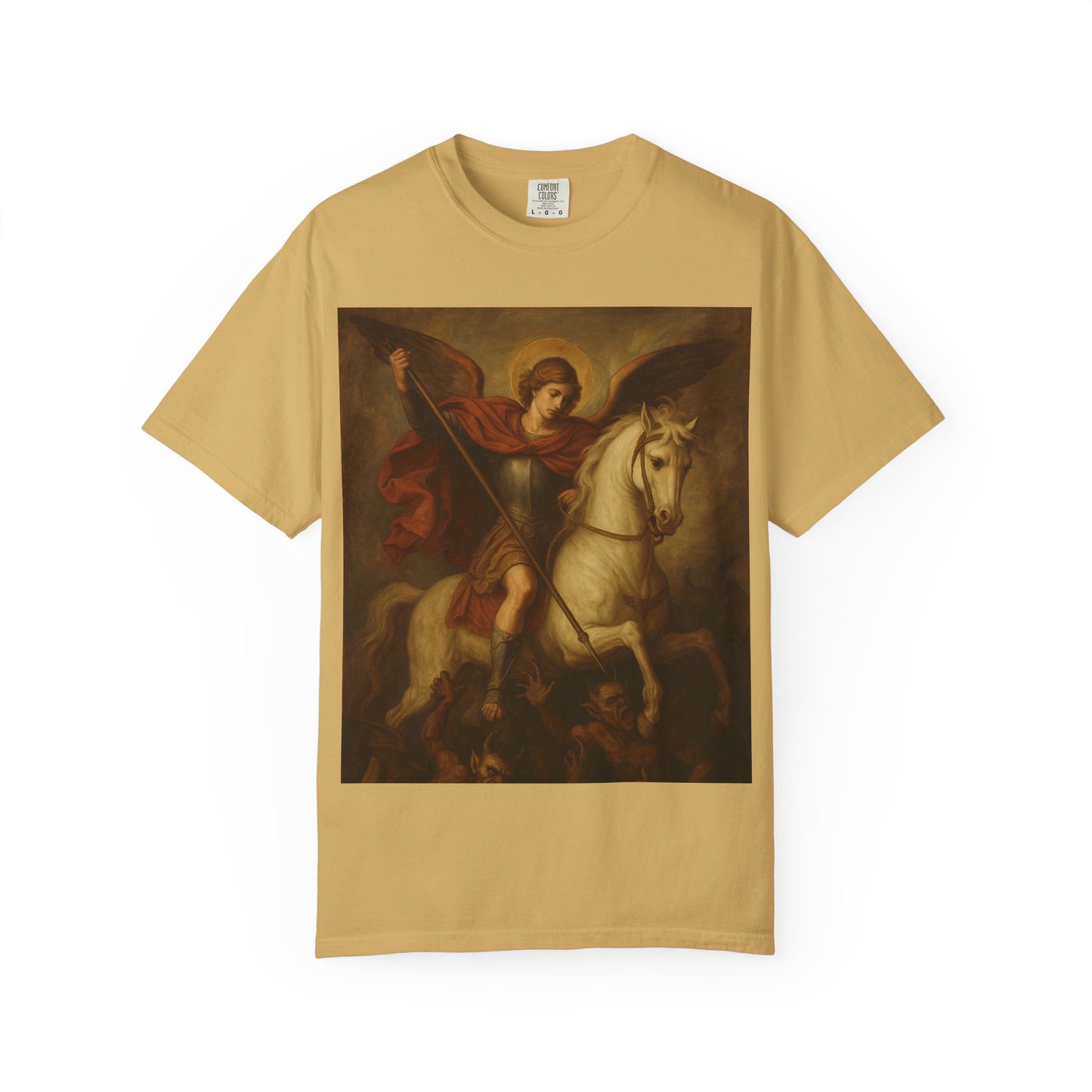 Saint George & the Dragon T-Shirt — Classic Religious Art Print Tee