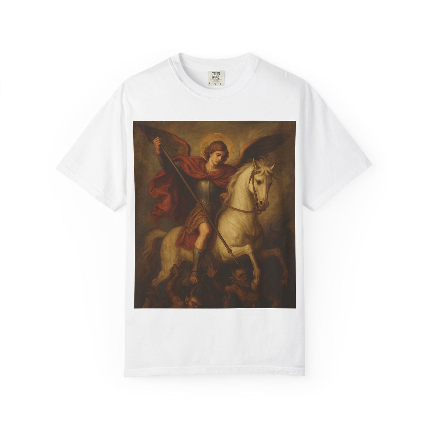 Saint George & the Dragon T-Shirt — Classic Religious Art Print Tee
