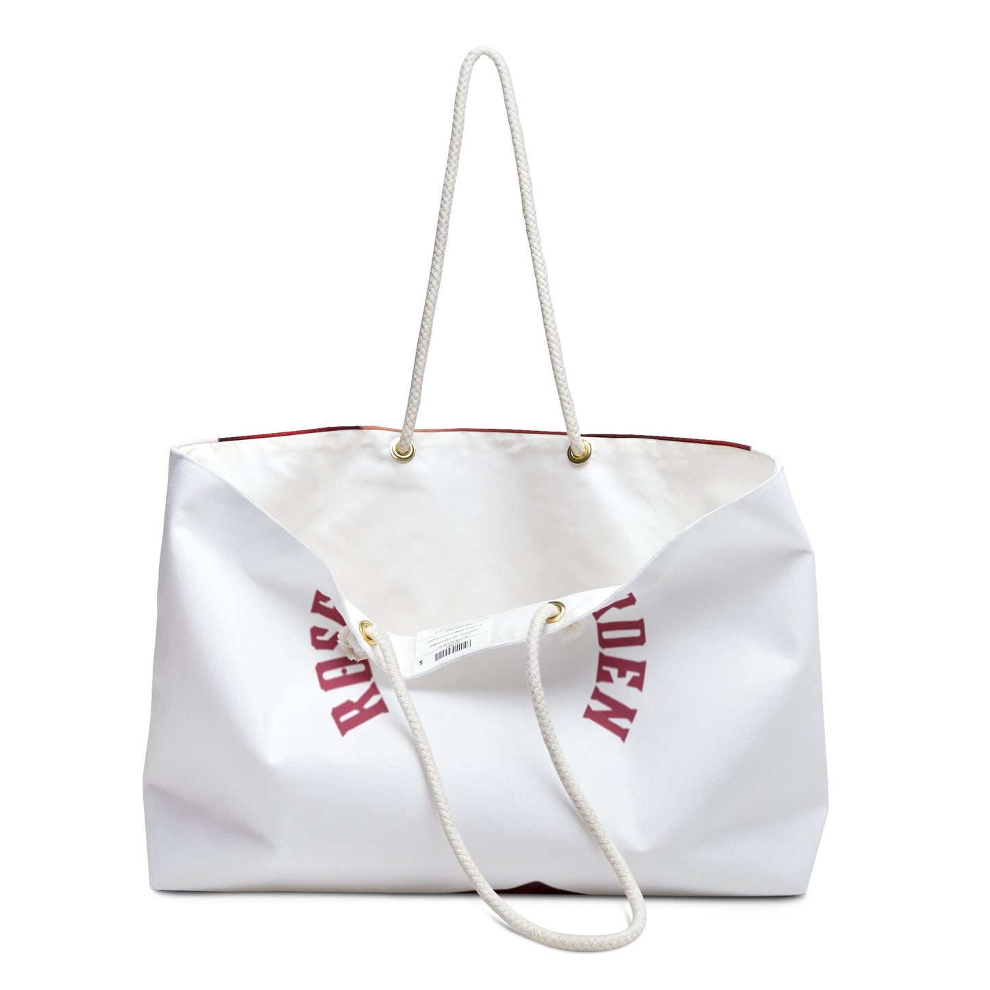 Rose In The Garden Weekender Bag – Red Rose Floral Travel Tote