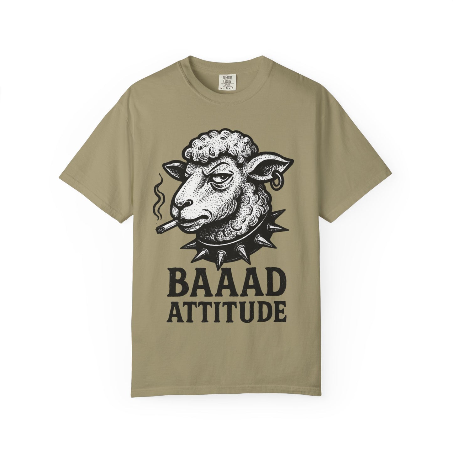 T-Shirt — "Baaad Attitude" Sheep Graphic Tee