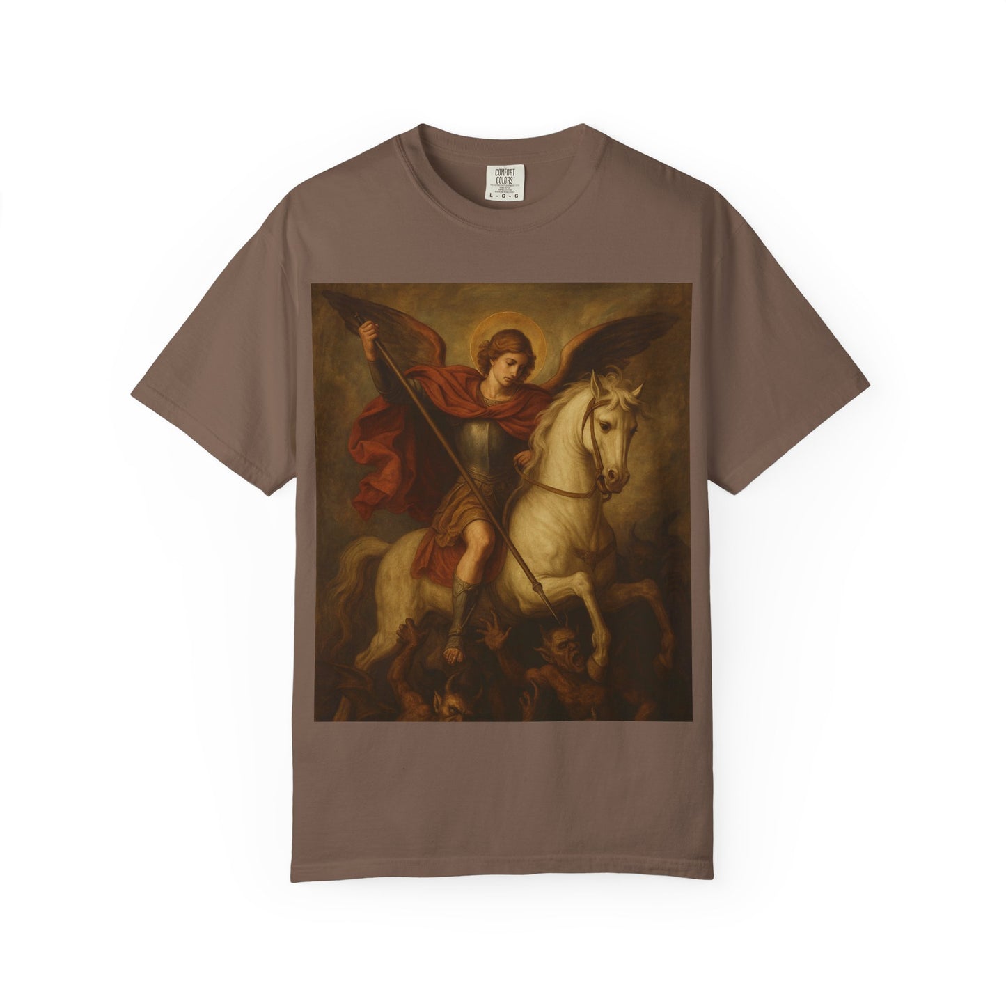 Saint George & the Dragon T-Shirt — Classic Religious Art Print Tee