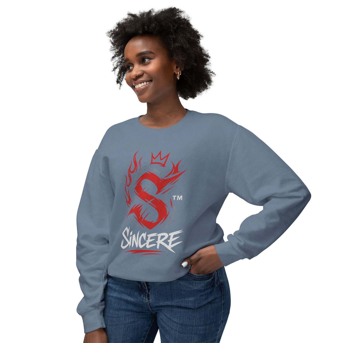 Sincere Flame Logo Sweatshirt — Crowned 'S' Crewneck