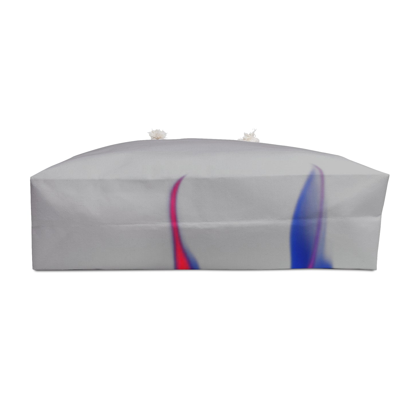 Abstract Red & Blue Wave Weekender Bag – Spacious Travel Tote