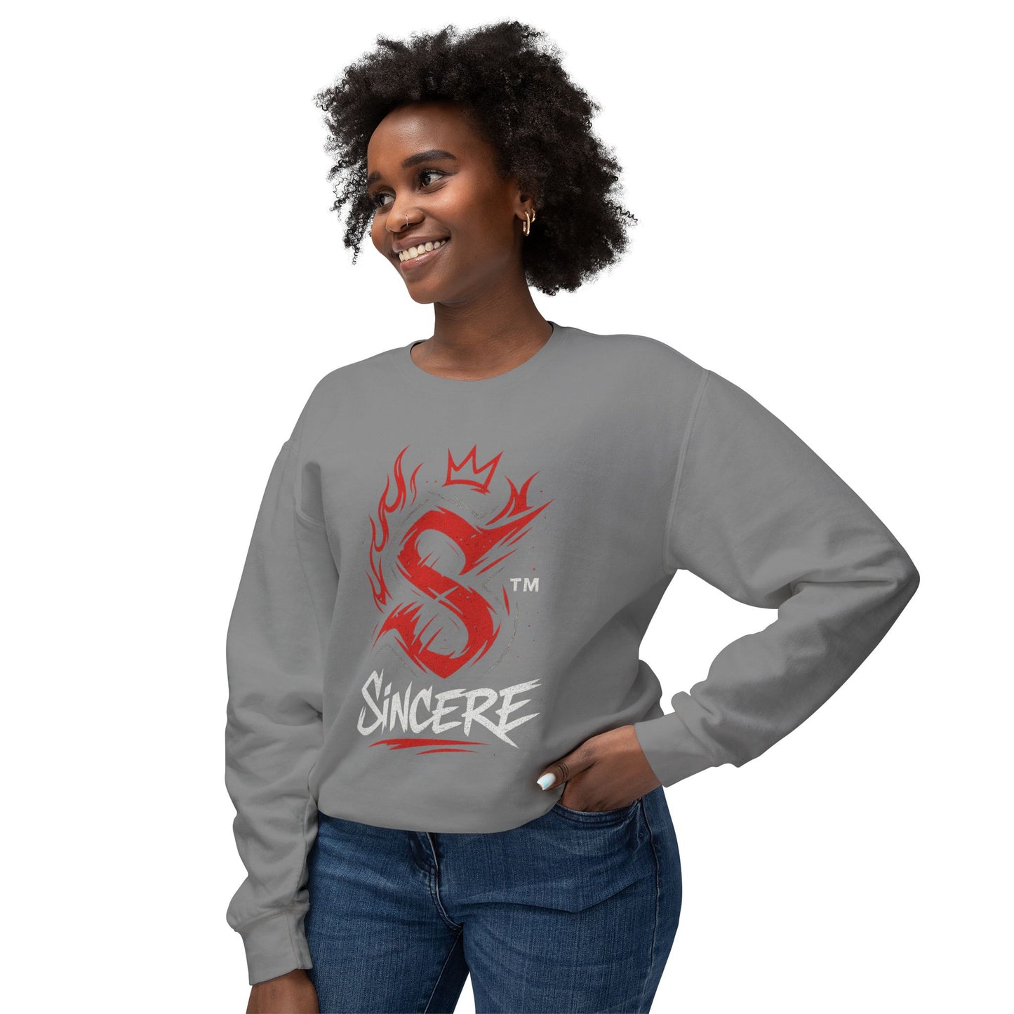 Sincere Flame Logo Sweatshirt — Crowned 'S' Crewneck
