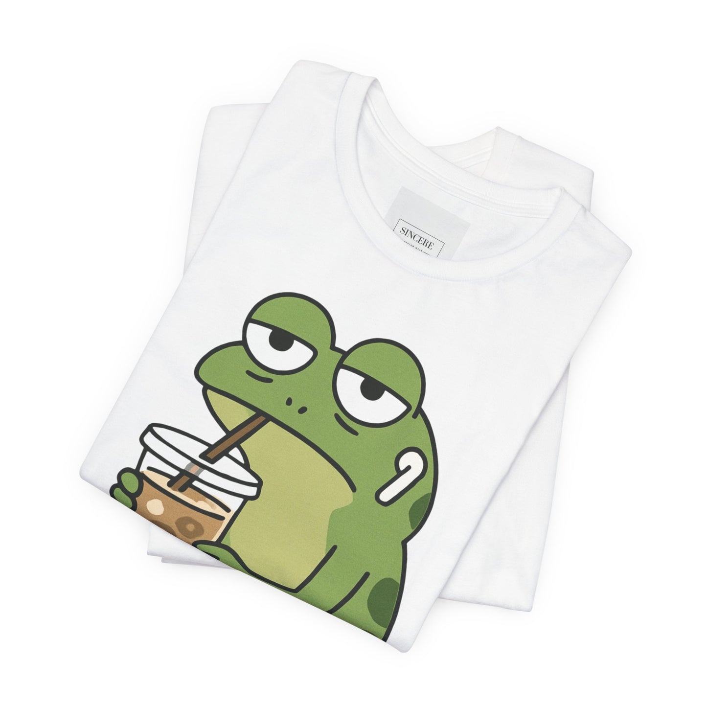 Mental Health Frog Tee — "Mentally Offline, Emotionally on Airplane Mode" Graphic T-Shirt
