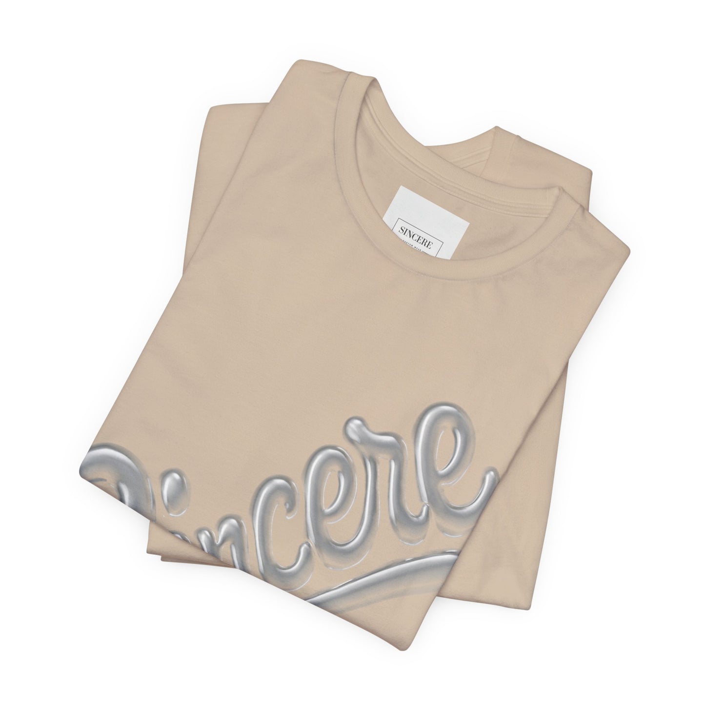 Sincere Graphic Tee, Unisex Short Sleeve Shirt, Casual Wear, Streetwear Fashion, Gift for Him/Her, Everyday Essentials