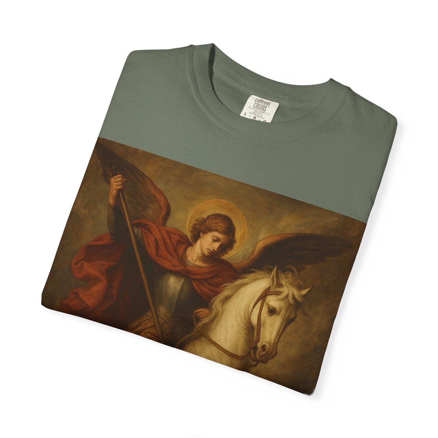 Saint George & the Dragon T-Shirt — Classic Religious Art Print Tee