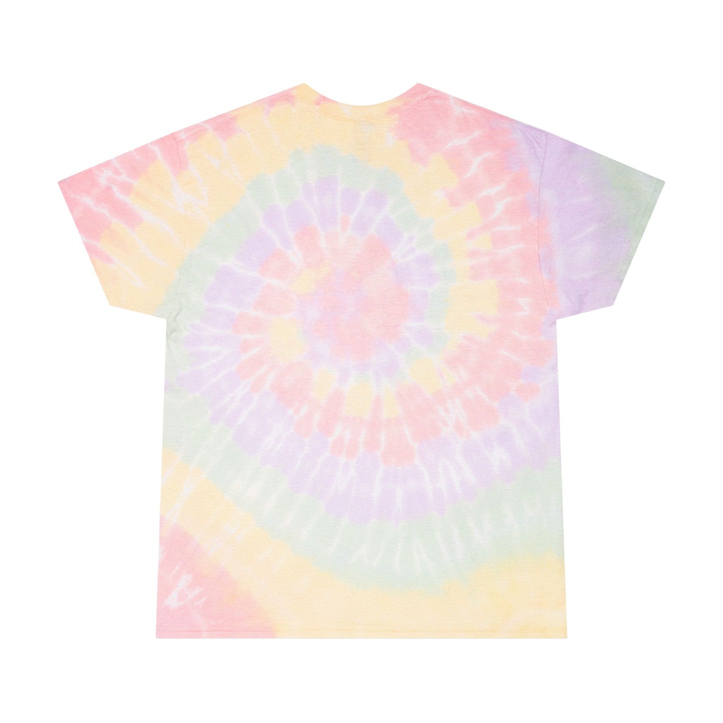 Pastel Tie-Dye Tee — Dancing T-Rex in Pink Tutu Spiral Shirt