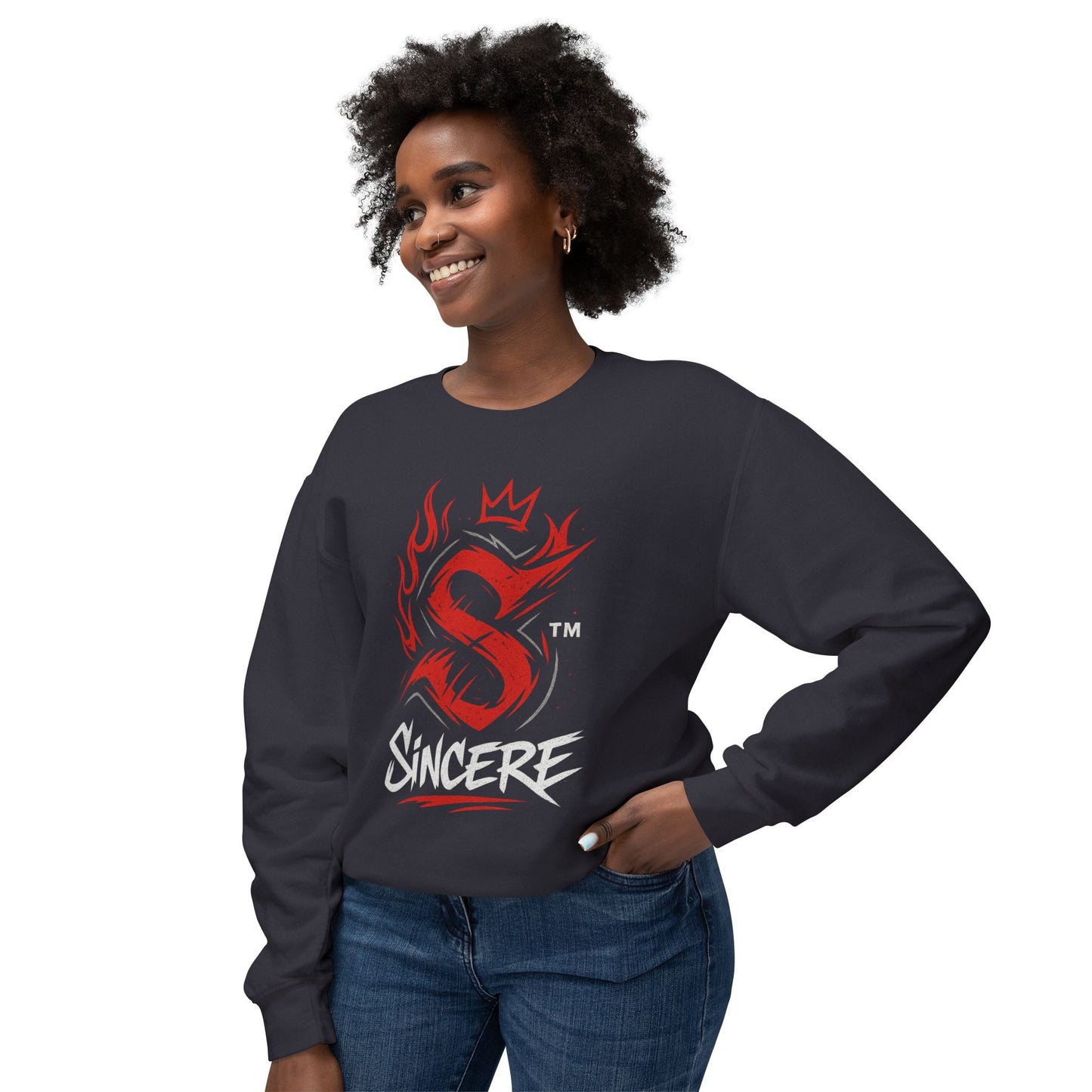 Sincere Flame Logo Sweatshirt — Crowned 'S' Crewneck