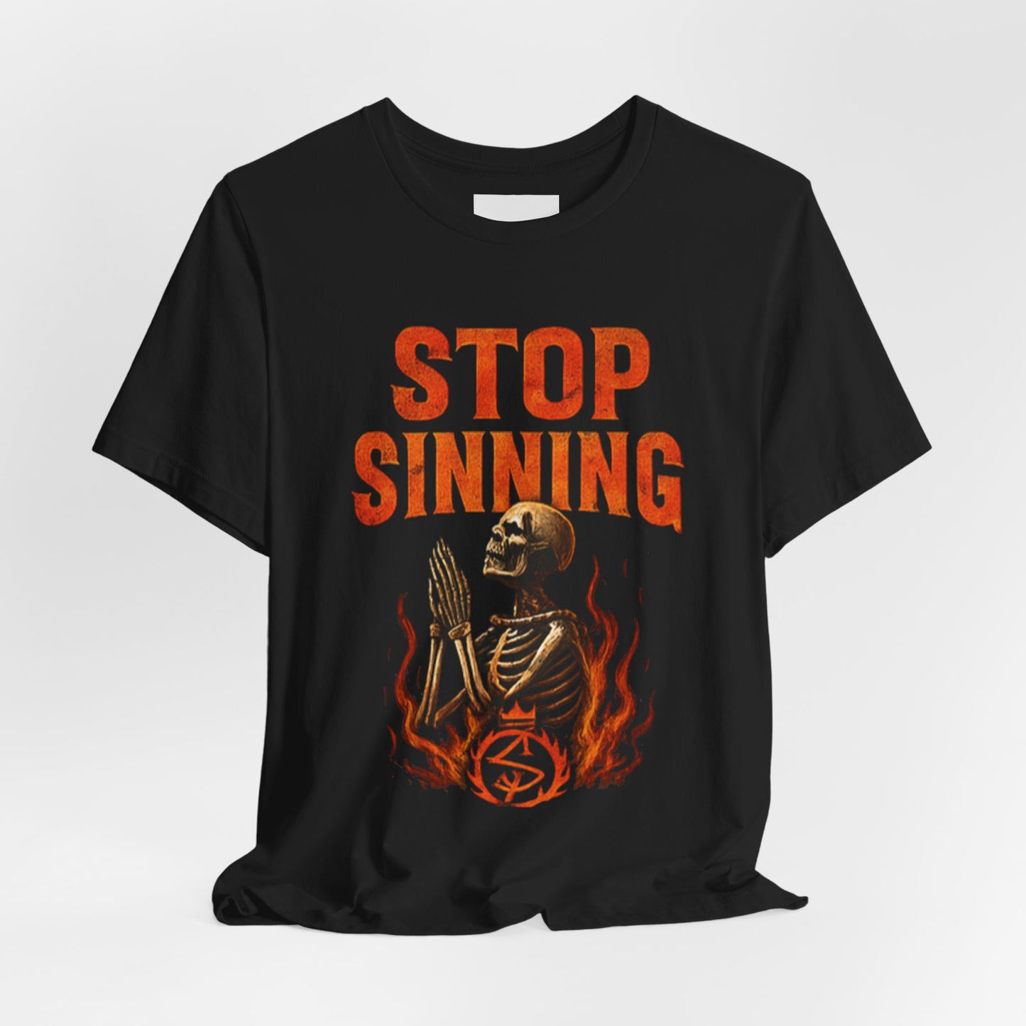 Sincere Skeleton Graphic Tee — Unisex Street Art Shirt for Bold Style, Alternative Fashion, Everyday Wear