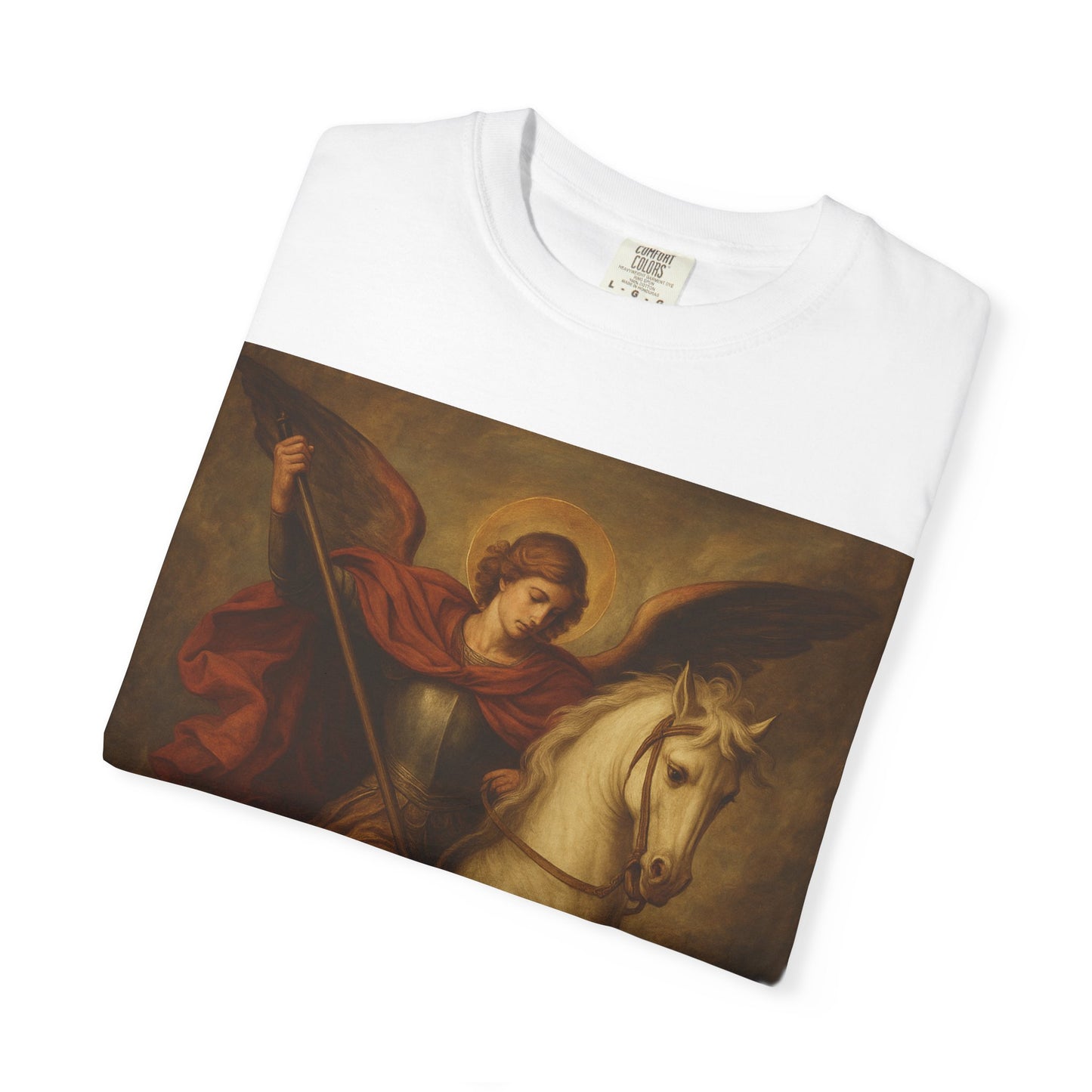 Saint George & the Dragon T-Shirt — Classic Religious Art Print Tee