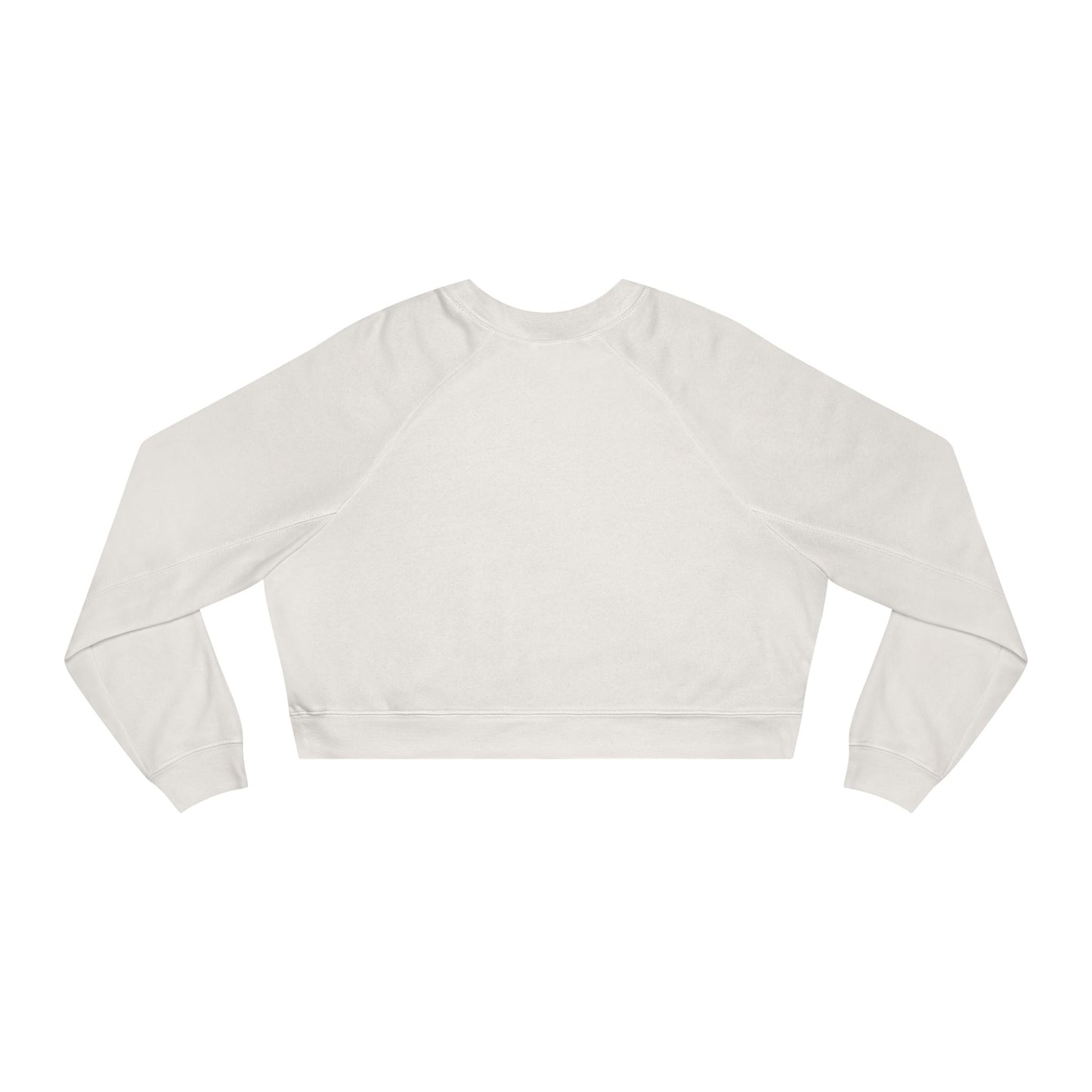 Sincere Cropped Pullover — Trendy Repeat Pattern Sweatshirt
