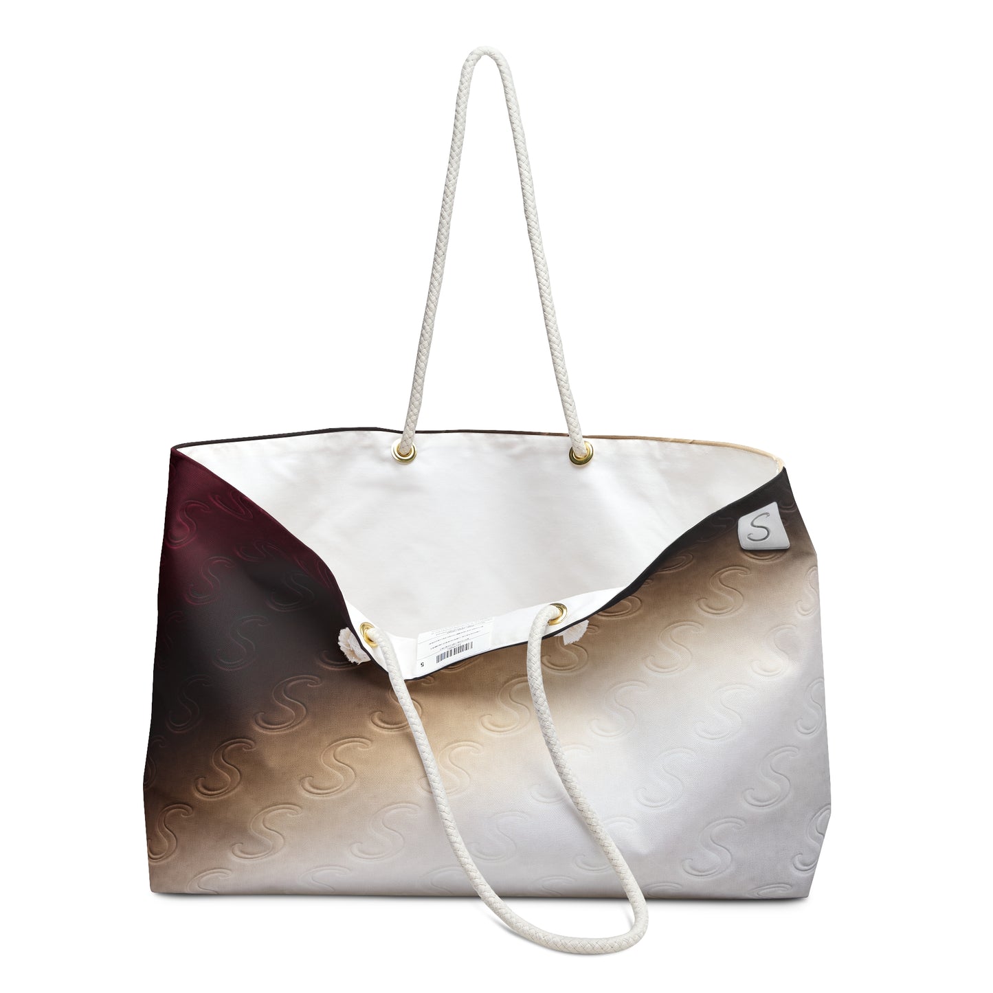 Monogram Ombre Weekender Bag – Neutral Swirl 'S' Travel Tote