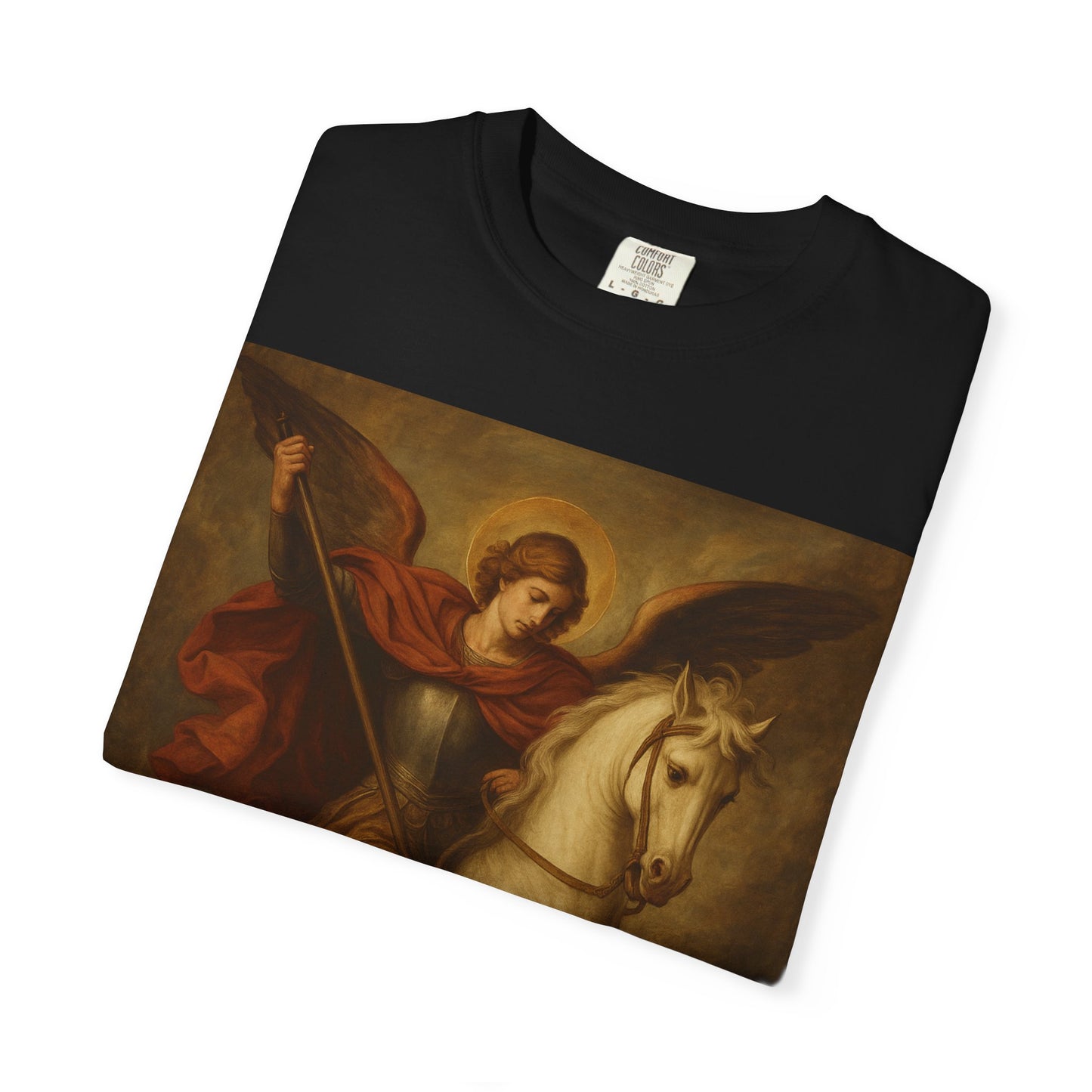 Saint George & the Dragon T-Shirt — Classic Religious Art Print Tee