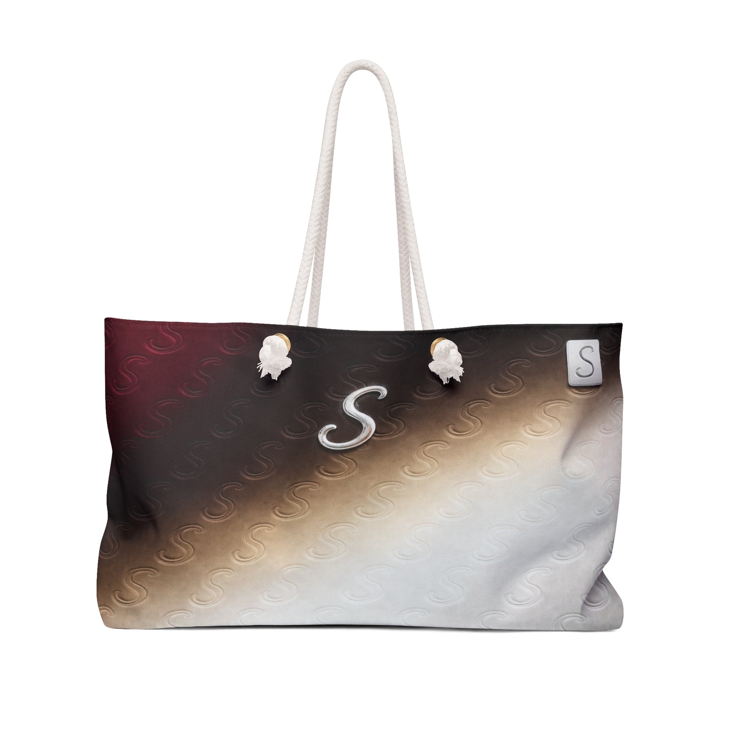 Monogram Ombre Weekender Bag – Neutral Swirl 'S' Travel Tote