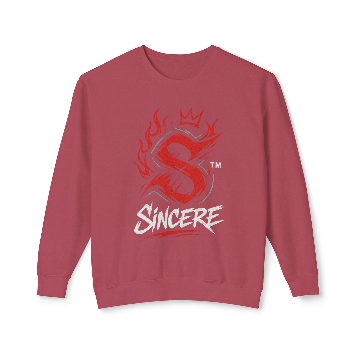 Sincere Flame Logo Sweatshirt — Crowned 'S' Crewneck