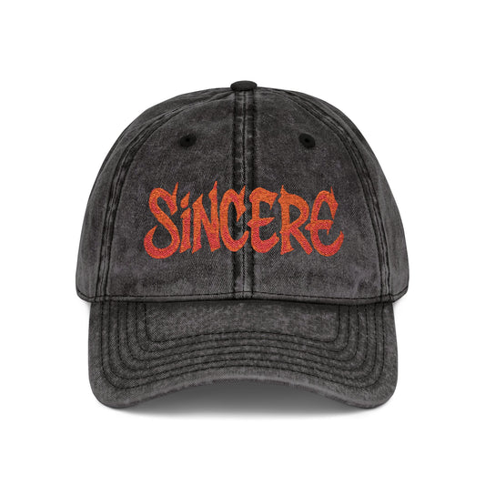Sincere Embroidered Cap — Vintage-Style Baseball Hat