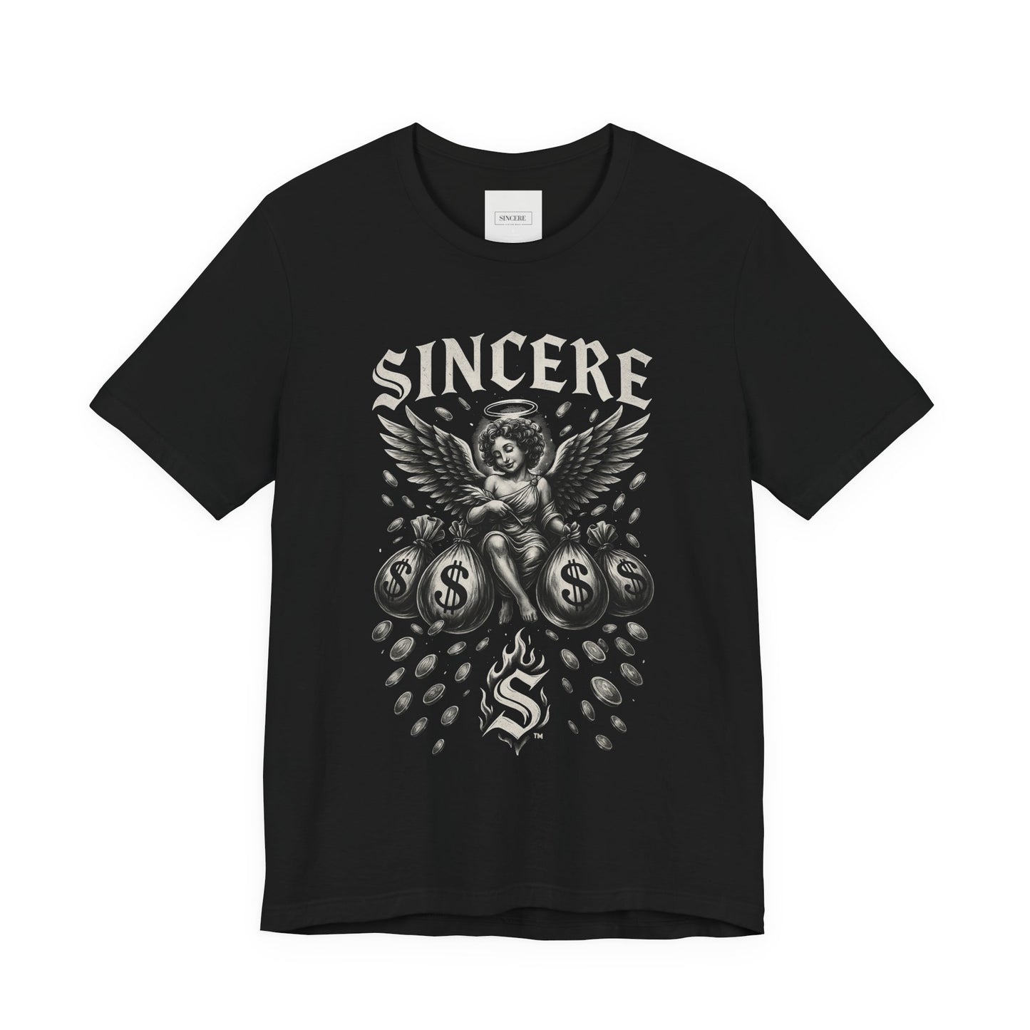 Money, angel T-shirt