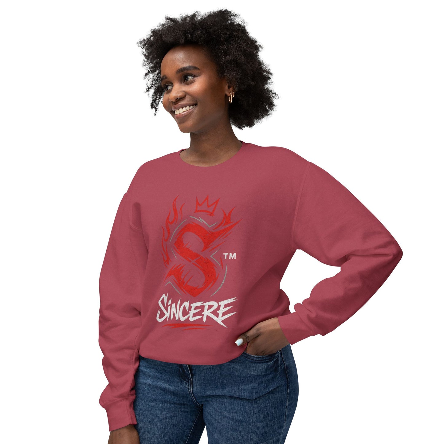 Sincere Flame Logo Sweatshirt — Crowned 'S' Crewneck